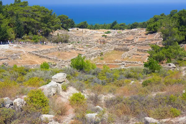Kamiros, Ancient Ruins, Rhodes — Stock Photo, Image