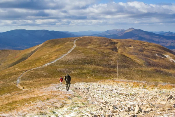 Outono, montanhas Bieszczady — Fotografia de Stock