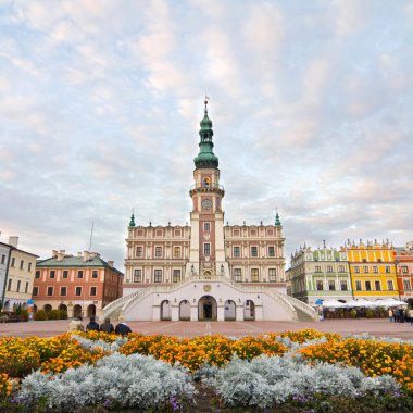 Belediye, ana square (rynek WIELKI), zamosc, Polonya
