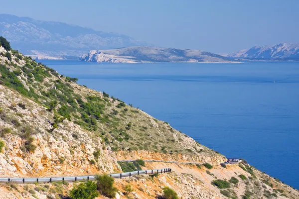 Paisaje costero, Croacia — Foto de Stock