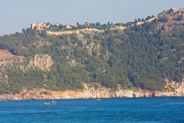 Blick von der inneren Burg (ic kale), alanya, Truthahn — Stockfoto