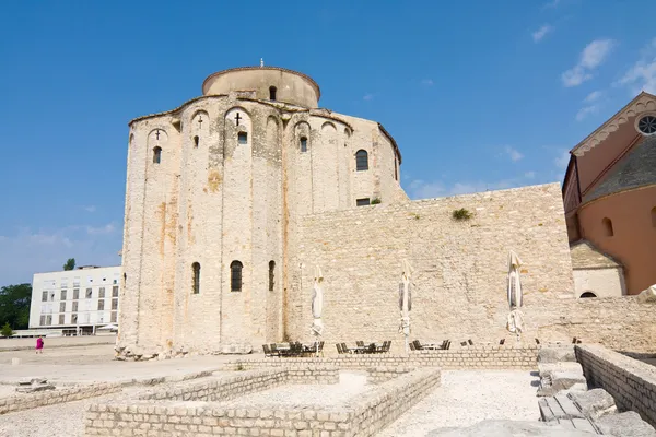 Kostel St donat, monumentální budovu z 9. století v Zadaru, Chorvatsko — Stock fotografie