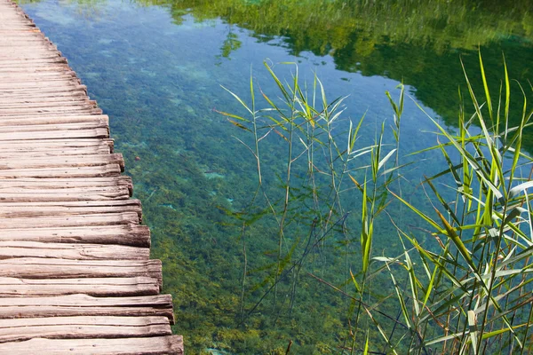 Cascate nel Parco Nazionale di Plitvice, Croazia — Foto Stock