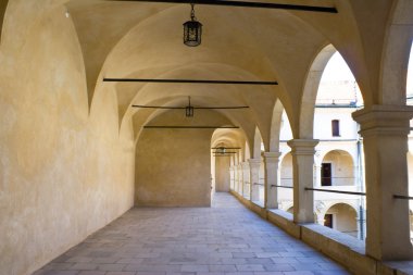krakow yakınlarında pieskowa skala Kalesi