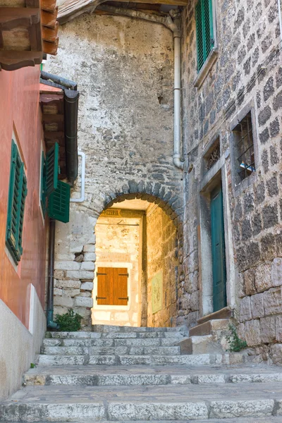 Architecture of Rovinj, Croatia. Istria touristic attraction — Stock Photo, Image