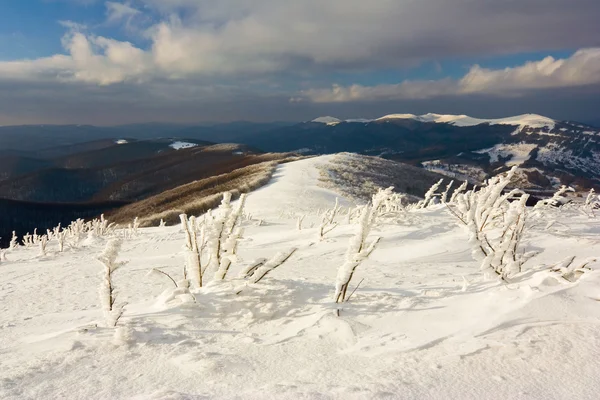 Vintern berg landskap — Stockfoto