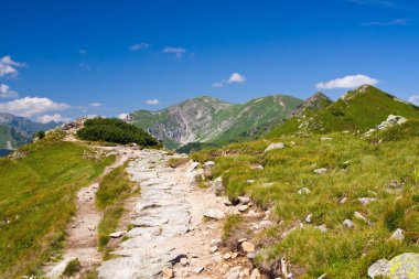 Tatra mountain, Polonya, yürüyerek kasprowy wierch czerwone wierchy