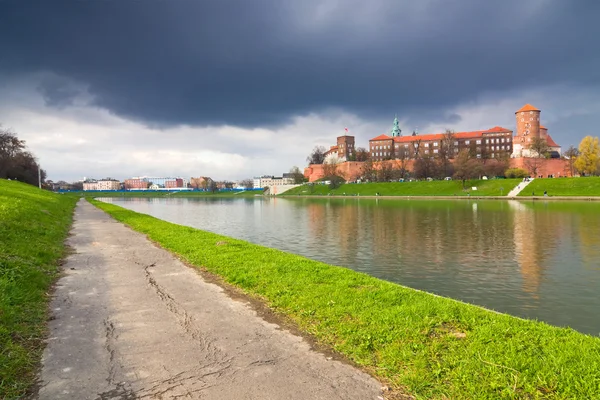 Королівський замок Вавель, Краків, Польща — стокове фото