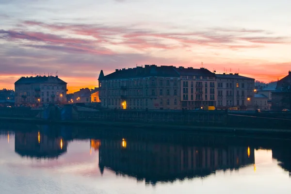 Sunrise, krakow, Polen — Stockfoto