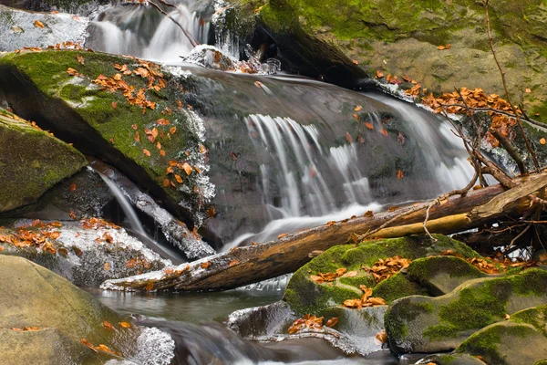 Blur Waterfall and ice — Stock Photo, Image