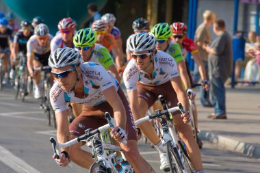 Krakow, Polonya - Ağustos 6: sahne 7-tour de pologne Bisiklet Bisiklet Yarışı Ağustos 6, 2011 yılında krakow, Polonya. TDP prestijli UCI dünya turu bir parçasıdır.