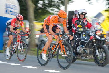 Krakow, Polonya - Ağustos 6: sahne 7-tour de pologne Bisiklet Bisiklet Yarışı Ağustos 6, 2011 yılında krakow, Polonya. TDP prestijli UCI dünya turu bir parçasıdır.