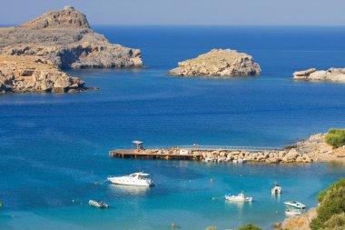 Kalithea beach, rhodes, Yunanistan
