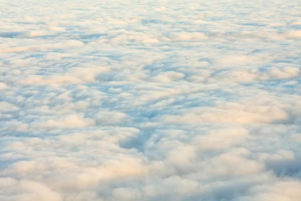 Inversie, alleen wolken — Stockfoto