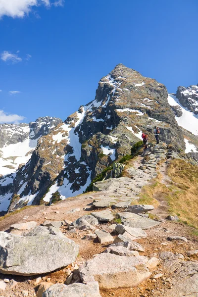 Dolina gąsienicowa, karb i Kościelec - Tatry Wysokie — Zdjęcie stockowe