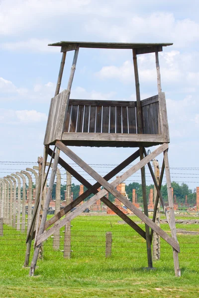 Auschitz birkenau, fascistische vernietigingskamp, Polen — Stockfoto