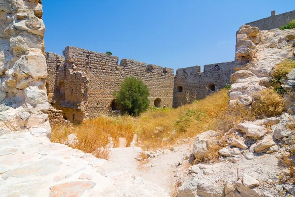 Castelo de Kritinia, ilha de Rodes, Grécia — Fotografia de Stock