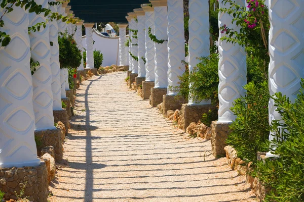 Kalithea spa center building in Rhodes. Greece — Stock Photo, Image