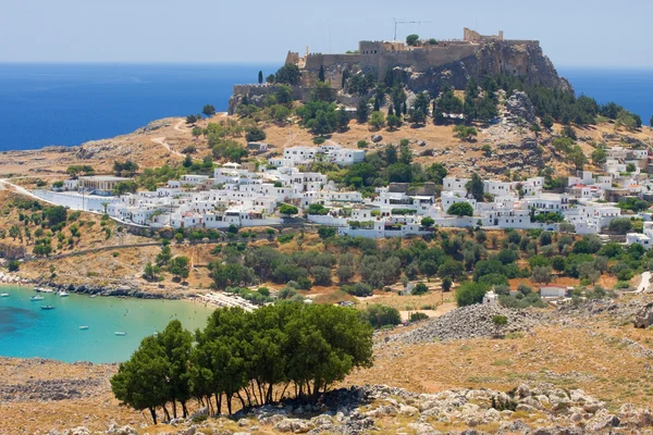 Lindos, Rhodos, Grekland — Stockfoto