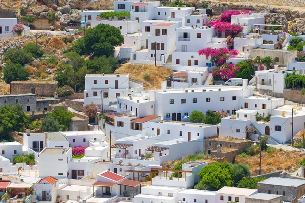 Lindos, rhodes, Griekenland — Stockfoto