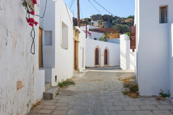 Lindos, Rhodos, Griechenland — Stockfoto