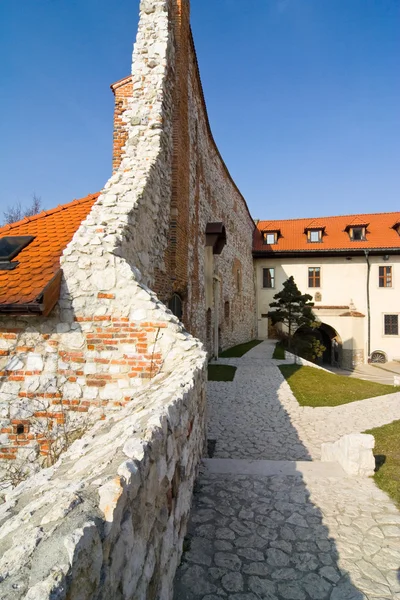 Бенедиктинский монастырь в Тынец - Польша . — стоковое фото