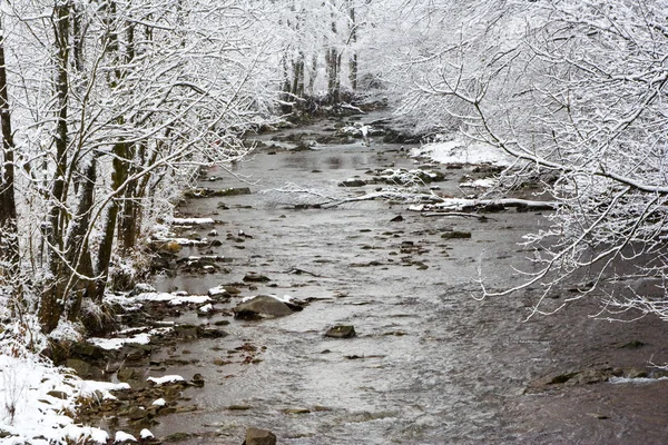 Inverno montanhas paisagem — Fotografia de Stock