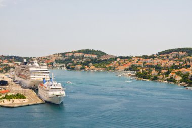 kıyı şehir Dubrovnik Hırvatistan köprü