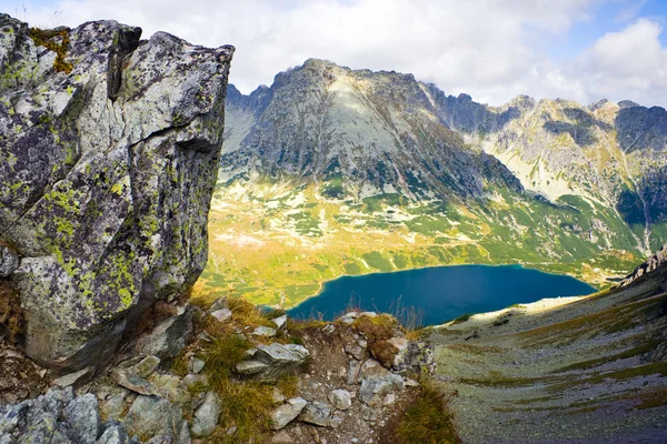 Estate in 5 laghi valle in Alta Montagna Tatra — Foto Stock