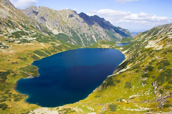 Verão em 5 lagos vale em High Tatra Mountains — Fotografia de Stock