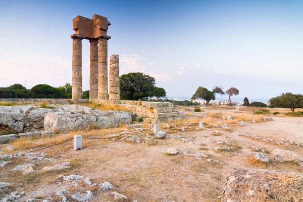 Acropole de Rhodes à Monte Smith sur l'île de Rhodes Grèce . — Photo