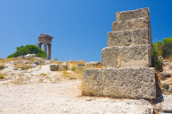 Acropolis of Rhodes at Monte Smith on the Island of Rhodes Greece. — Stock Photo, Image