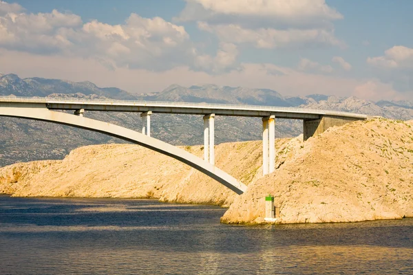 Köprü, pag Island, Hırvatistan — Stok fotoğraf