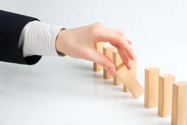 domino etkisi durdurma tarafından bir soruna çözüm kavramı