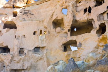 Antik mağara kasaba, Kapadokya, Türkiye