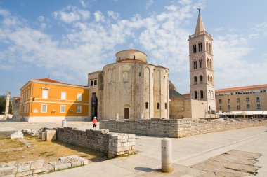 Kilise aziz donat, zadar, Hırvatistan'ın 9 yüzyıldan kalma anıtsal bir yapı