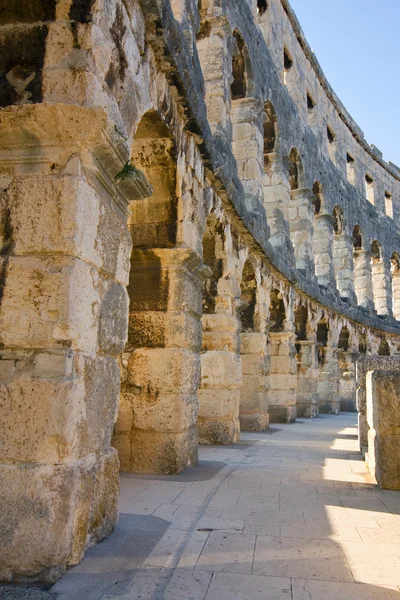 Amphitheater of Pula, Croatia Stock Photo