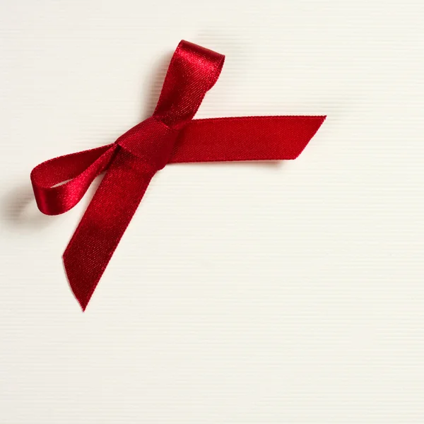 Red gift bow — Stock Photo, Image