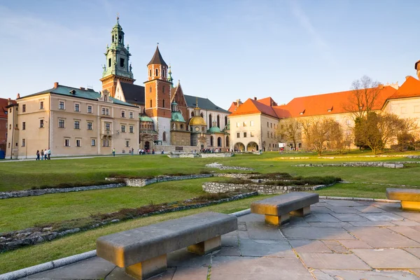 Zamek Wawelski w Krakowie, Polska — Zdjęcie stockowe