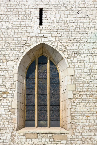 A janela na fachada — Fotografia de Stock