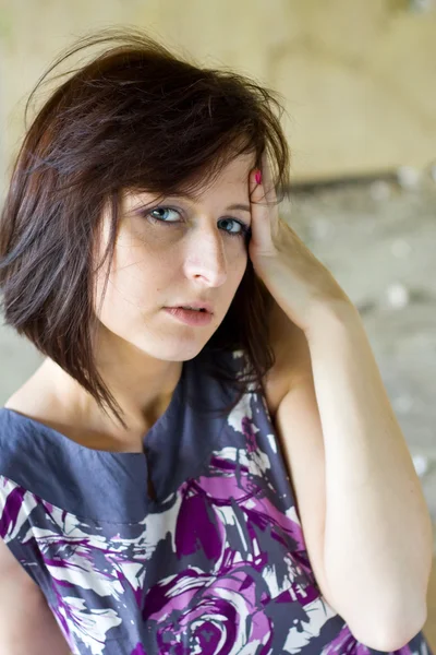 Portrait of a beautiful girl — Stock Photo, Image