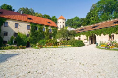 krakow yakınlarında pieskowa skala Kalesi