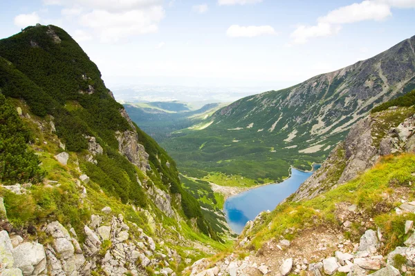 Czarny staw gasienicowy, Tatra, Polen — Stockfoto