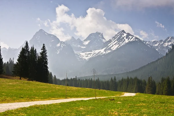 Bielovodska vallei in hoge Tatra, Slowakije — Stockfoto