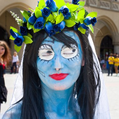 Krakow, Polonya - 10 Mayıs 2013: juwenalia, bir yıllık olan Polonya, genellikle geç üç gün boyunca kutlanan öğrencilerin tatil olabilir. 10 Mayıs 2013 yılında krakow, Polonya