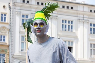 Krakow, Polonya - 10 Mayıs 2013: juwenalia, bir yıllık olan Polonya, genellikle geç üç gün boyunca kutlanan öğrencilerin tatil olabilir. 10 Mayıs 2013 yılında krakow, Polonya