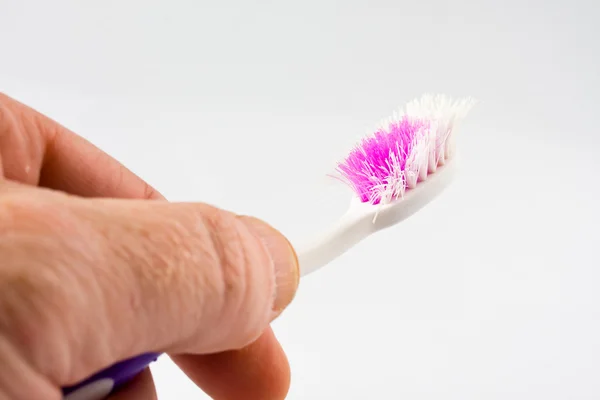 Cepillo de dientes usado —  Fotos de Stock