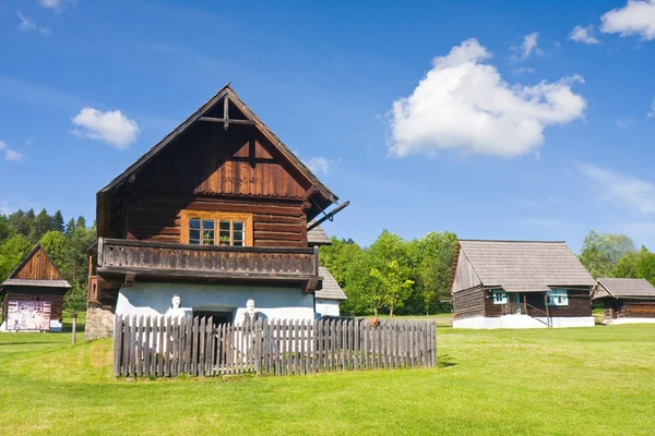 Stará ľubovňa hrad a lidový skanzen, Slovensko — Stock fotografie