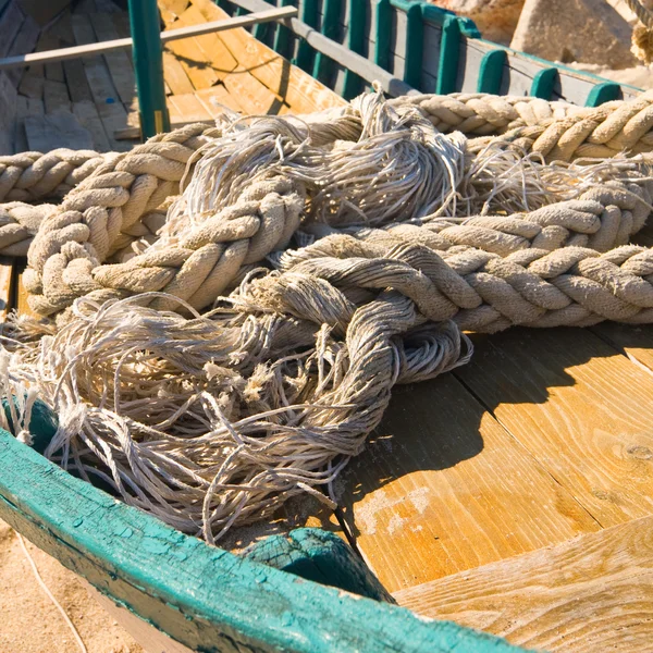 Barevné rybářské lodi — Stock fotografie
