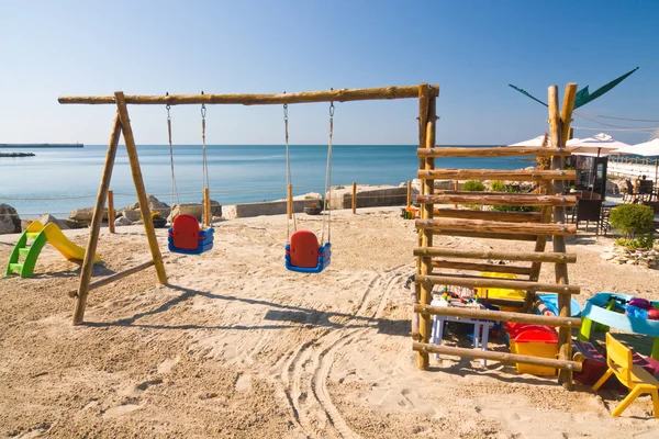 Schaukeln am Strand — Stockfoto